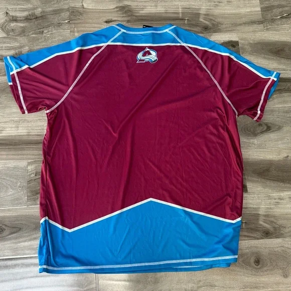 Men's Colorado Avalanche Jersey Shirt - Picture 3 of 4